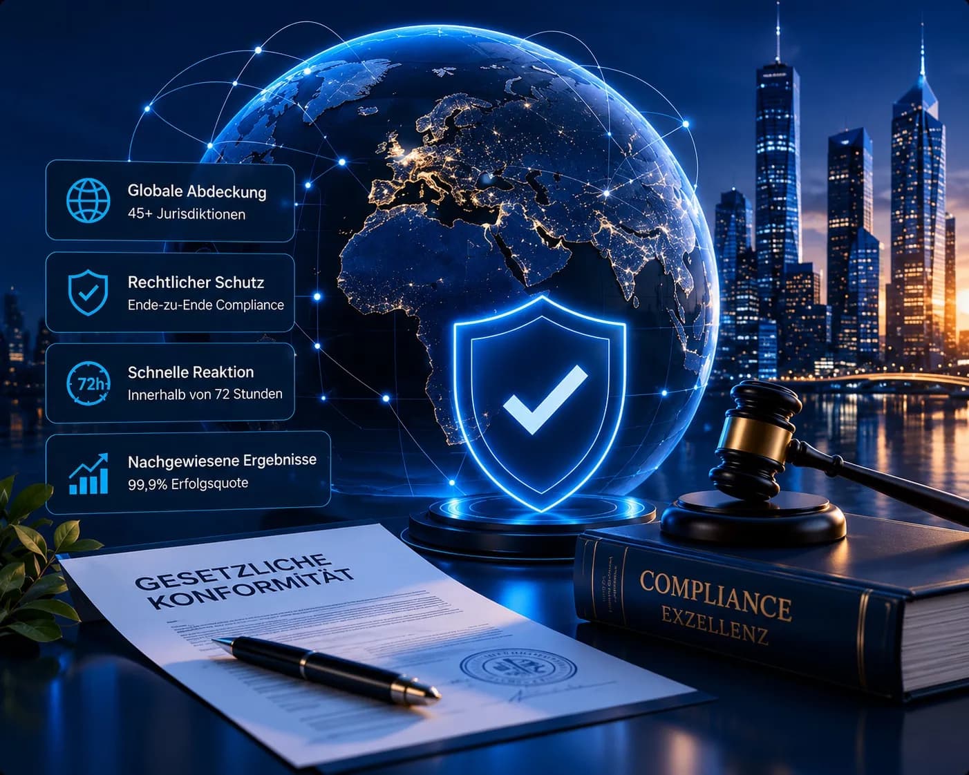 Funktionsübersicht der Compliance-Plattform