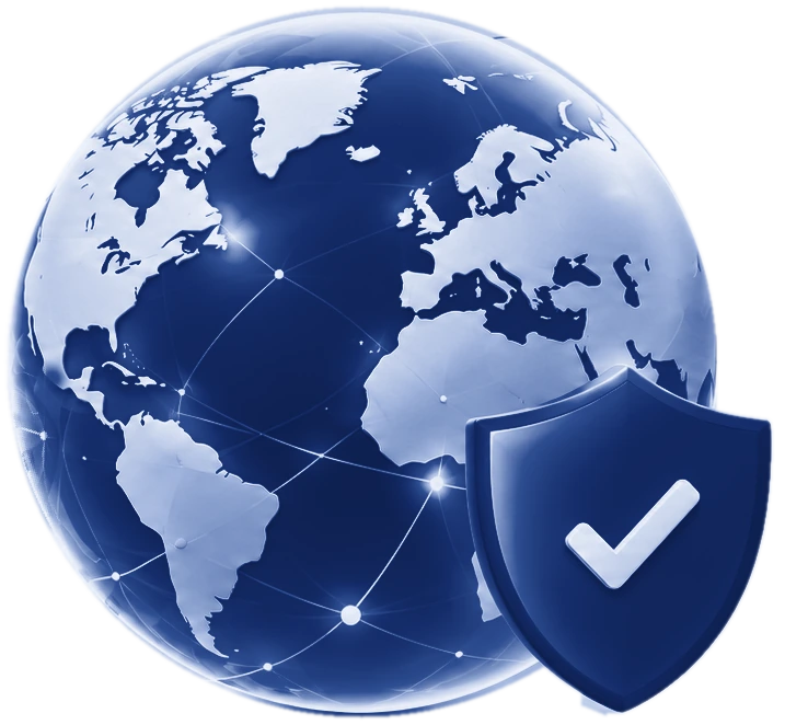 Globe with a compliance shield